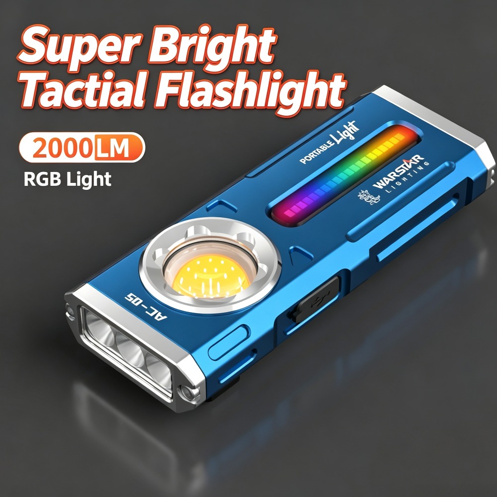 Outdoor Lighting The Range - AC05 ポータブル懐中電灯 高輝度 長距離 防水トーチ アウトドア