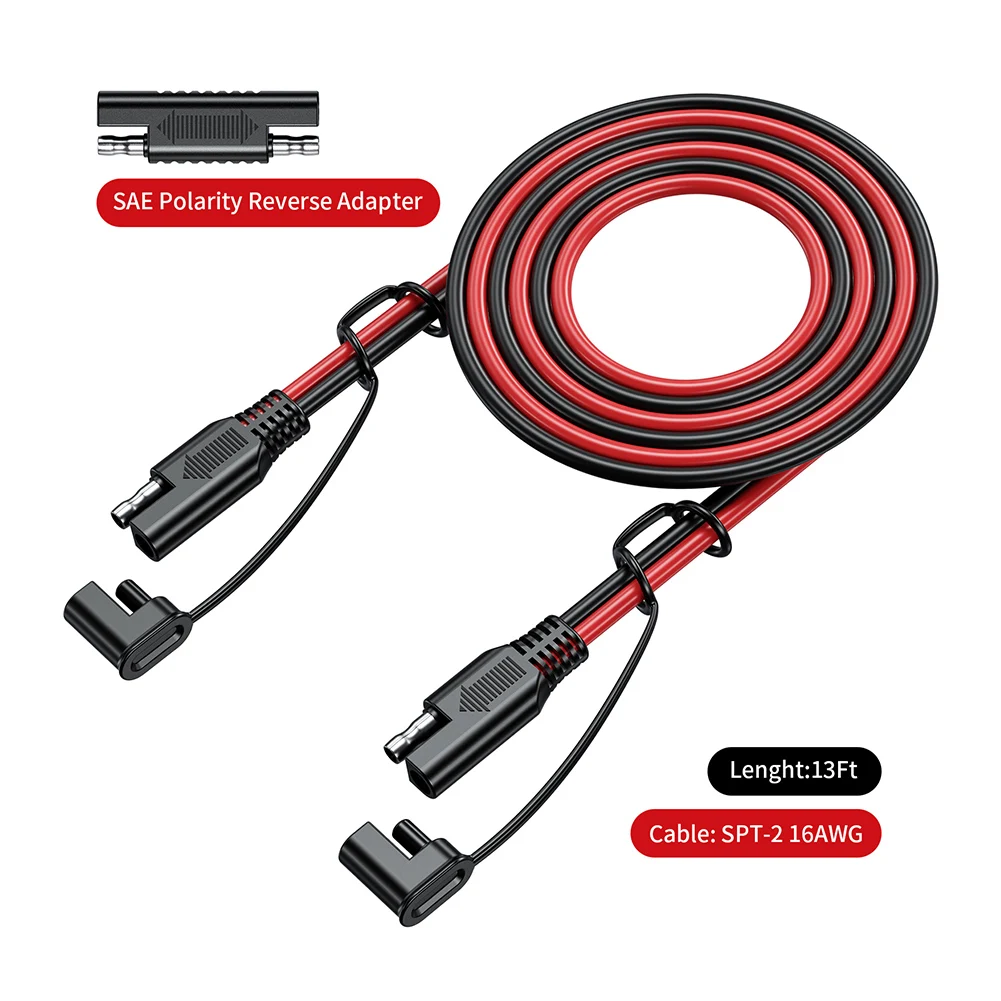 Outdoor Lighting Extension Cable - 車の電源ケーブル,16awgケーブル,12v-36v,クイックディスコネクト,ソーラープラグ,高品質,1 m, 4 m, 6 m,
