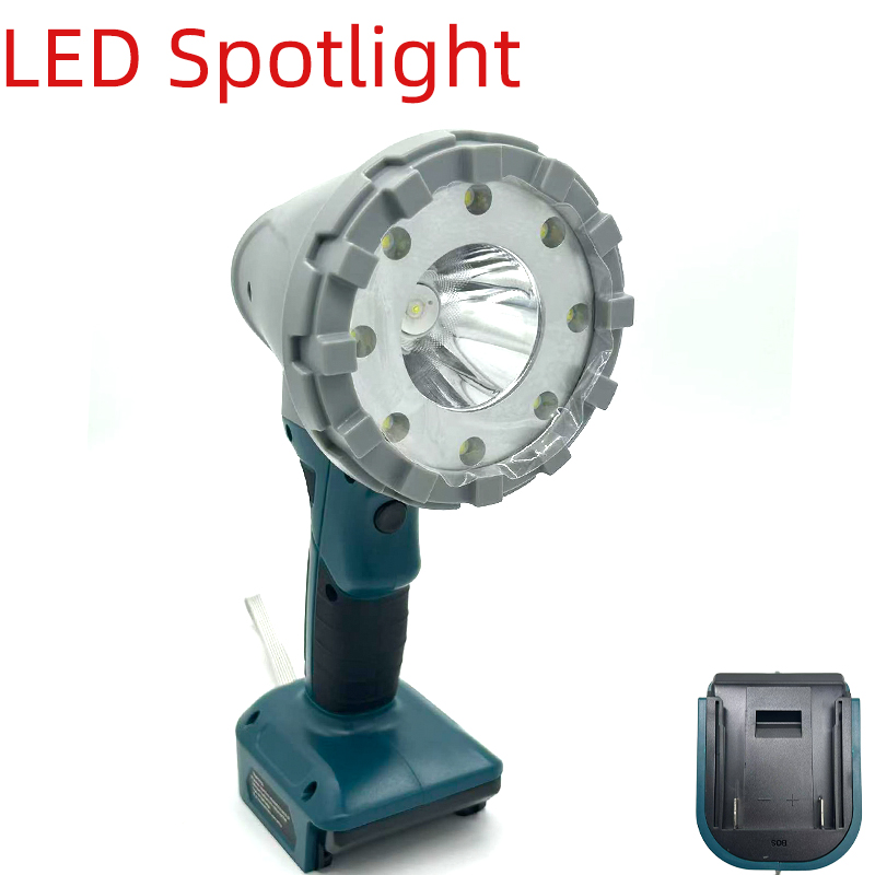 Outdoor Lighting Milwaukee - ポータブル LED ワークライト懐中電灯スポットライト屋内および屋外用マキタ/ミルウォーキー/ボッシュ/ブラック＆デッカー 18–20V バッテリー用