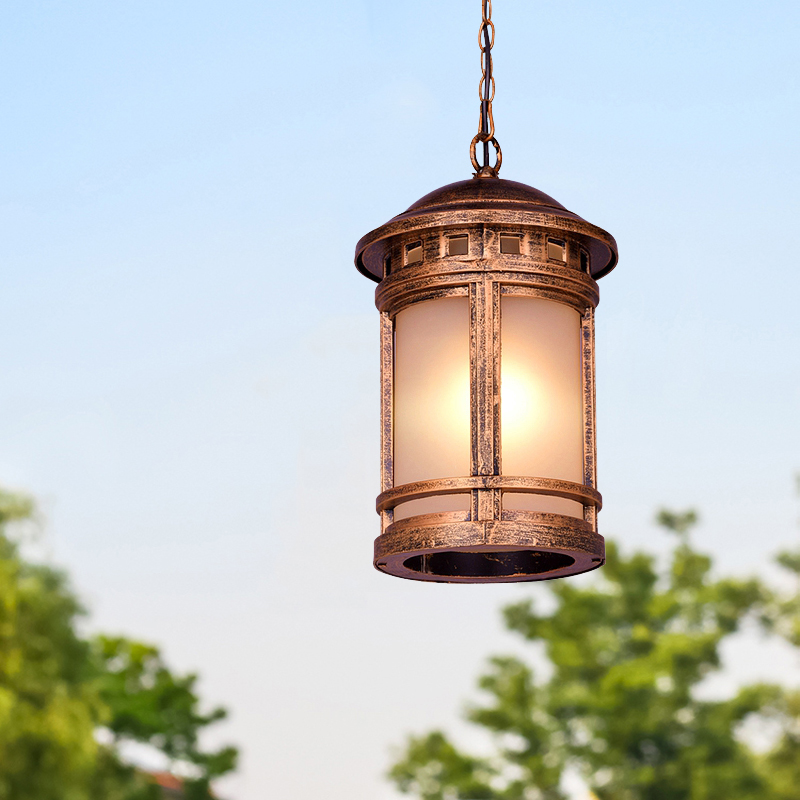 Outdoor Lighting Bronze - ヨーロッパスタイルの創造的な屋外シャンデリア、ブロンズ製防水ハンギングライト、別荘、ホテル、コミュニティ、バルコニー、リビングルーム用
