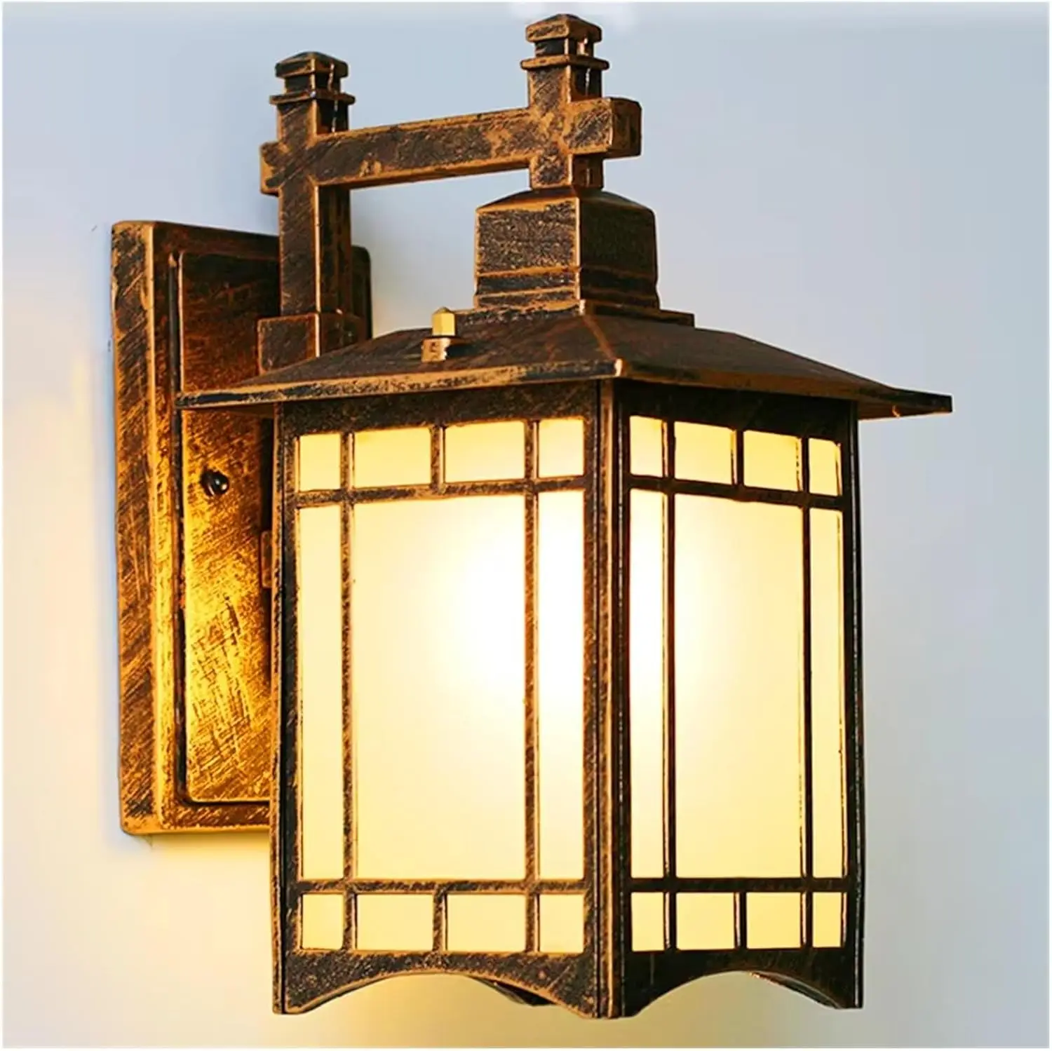 Outdoor Lighting Bronze - ウォールランプ 防水 モダン アウトドア 中庭 ヨーロピアンスタイル