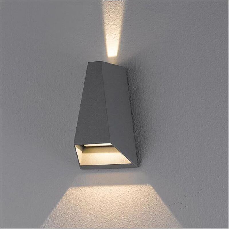 Outdoor Lighting Lux - 防水IP65防水LEDウォールライト,屋外照明,庭,温室,庭またはバルコニーに最適,12W。