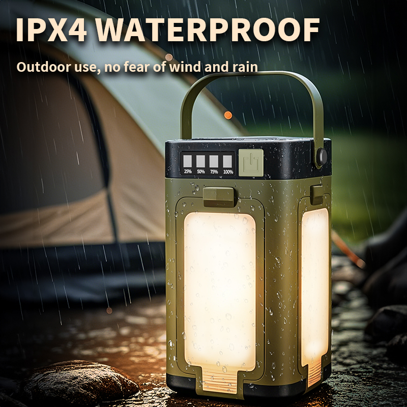 ソーラー充電式折りたたみ式2000mAhパワーバンク付き屋外 - Outdoor Lighting Lamp のレビューと価格