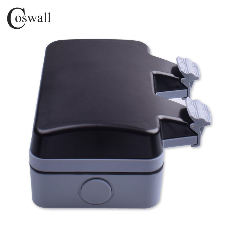 Coswall IP66全天候防水屋外壁電源ソケット16A  - Outdoor Lighting Switch のレビューと価格