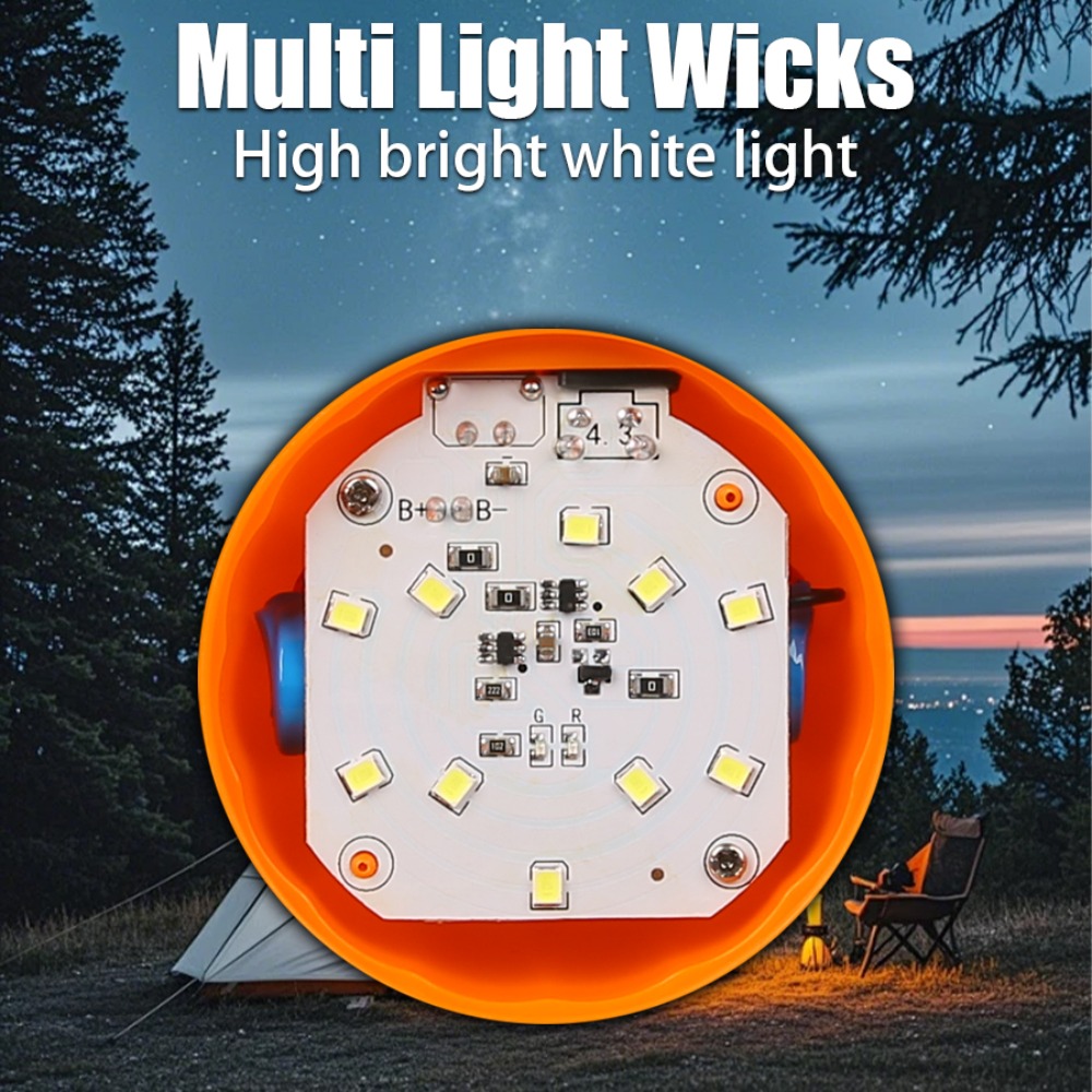 ポータブルミニキャンプランプ 4つの照明モード フック付き  - Outdoor Lighting Lamp のレビューと価格