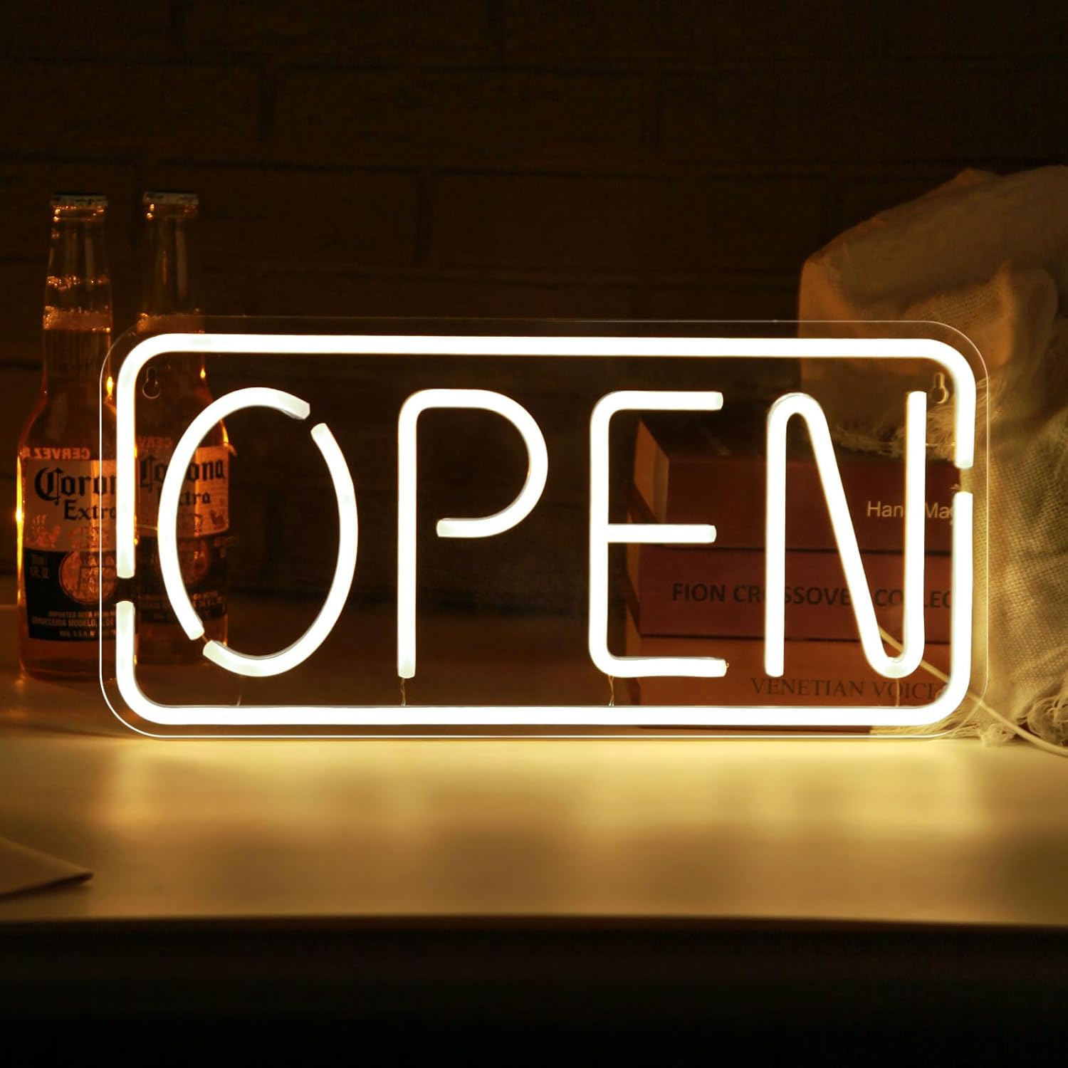 オープンネオンサイン USB 電源ビジネス LED ライト店 - Outdoor Lighting For Store のレビューと価格