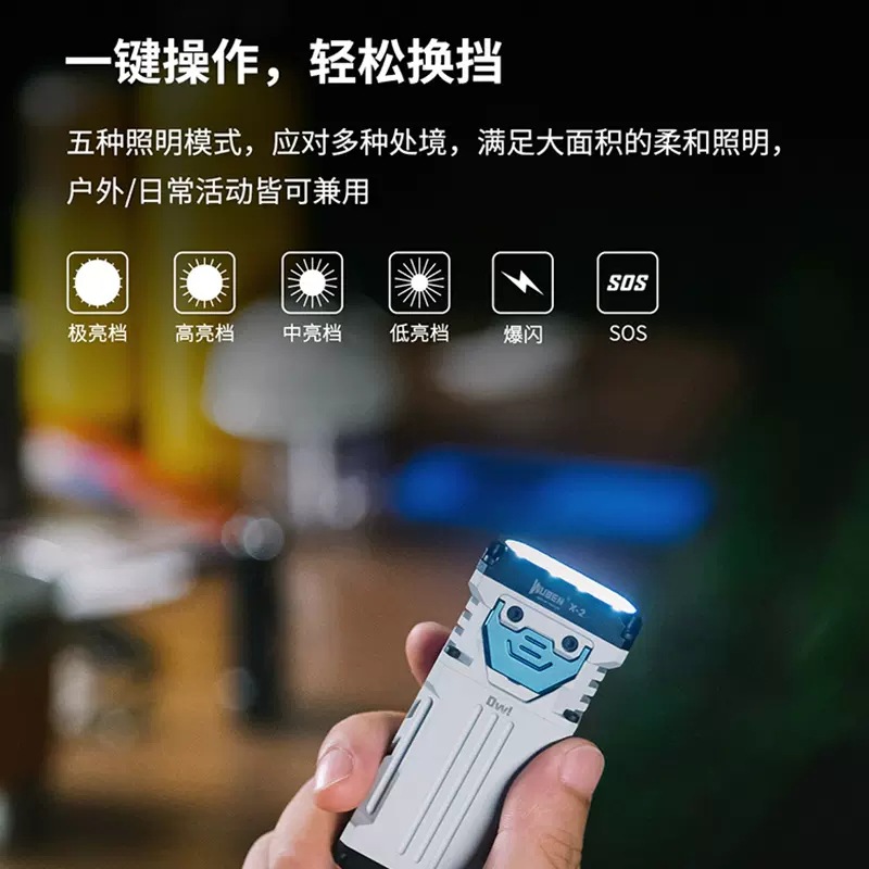 懐中電灯強力な光充電屋外長距離超高輝度ミニ小型ポータブル 2 - Outdoor Lighting The Range のレビューと価格