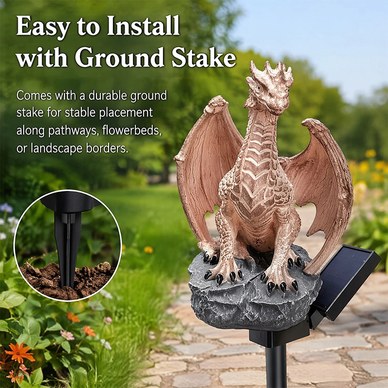 ドラゴンレガシーゴールデンエンバーエディションソーラーガーデ - Bollard Light Garden のレビューと価格