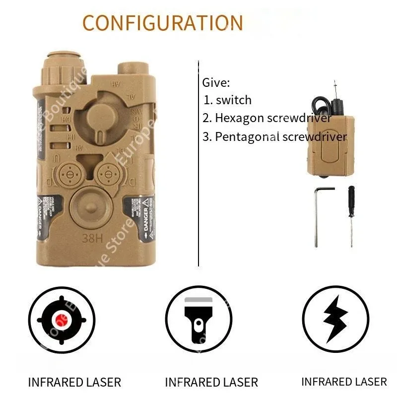 ユニバーサルグリーンサイト懐中電灯ストロボライト圧力スイッチ - Outdoor Lighting Switch のレビューと価格