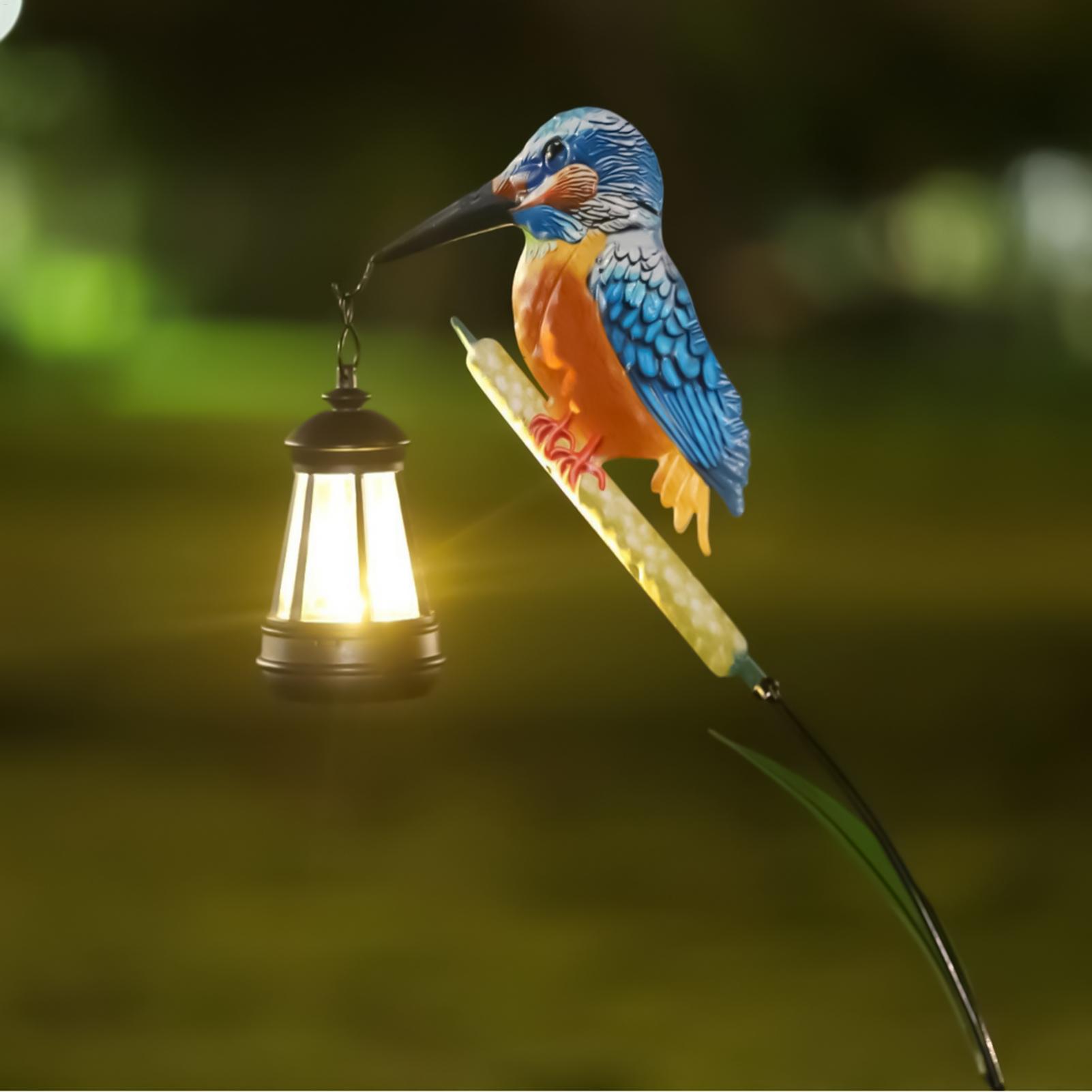 ソーラーパワーキングフィッシャーライトガーデンスタチュー防水 - Bollard Light Garden のレビューと価格