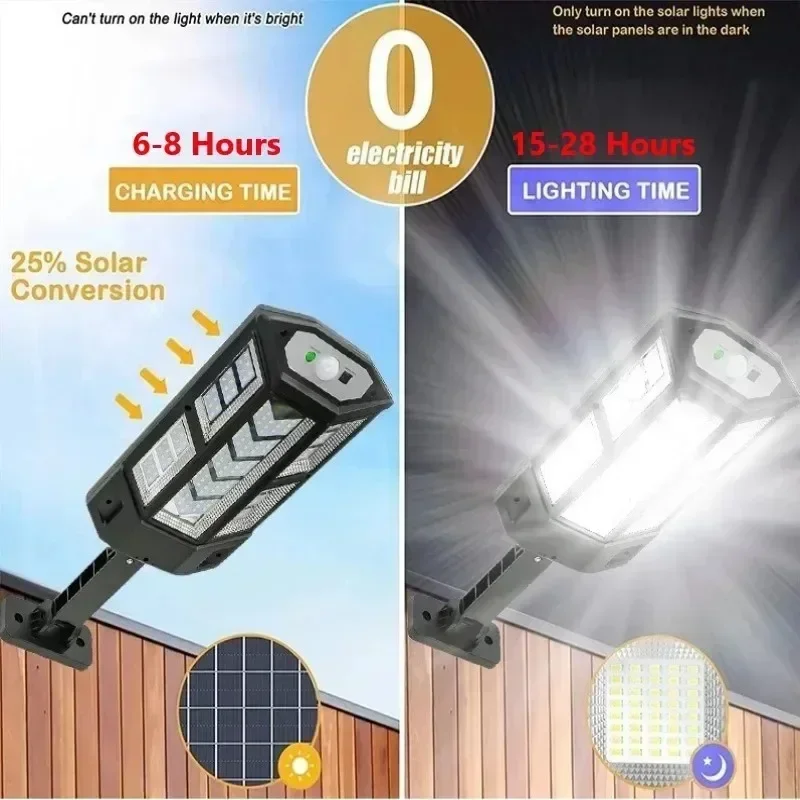 最新のソーラーランプ強力な屋外ソーラーライトモーションセンサ - Outdoor Lighting Lamp のレビューと価格