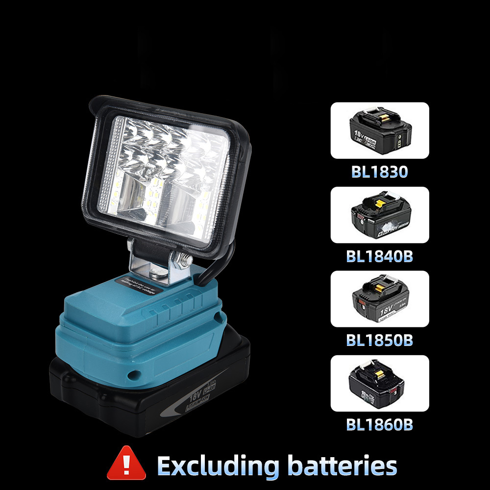 18V LED ランプワークライトマキタ用デウォルト用ミルウ - Outdoor Lighting Milwaukee のレビューと価格