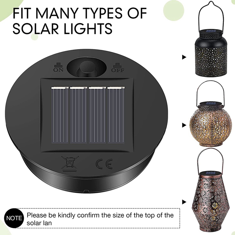 ソーラーパネル用LEDシーリングライト,7ルーメン,6個 - Outdoor Lighting Experts のレビューと価格
