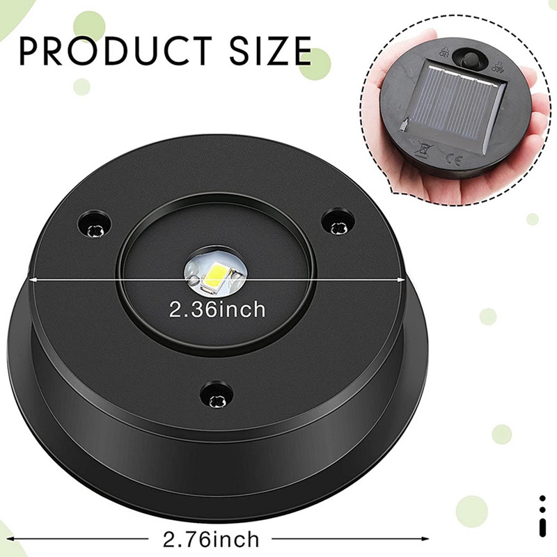 ソーラーパネル用LEDシーリングライト,7ルーメン,6個 - Outdoor Lighting Experts のレビューと価格