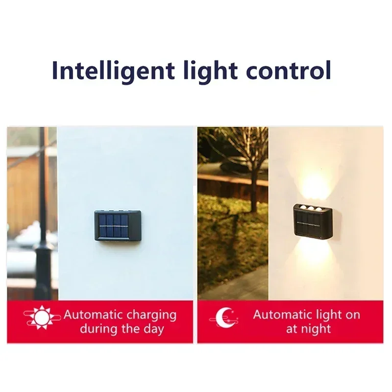 COB ソーラーウォールランプ屋外防水ソーラーライト上下凸レ - Outdoor Lighting Lamp のレビューと価格