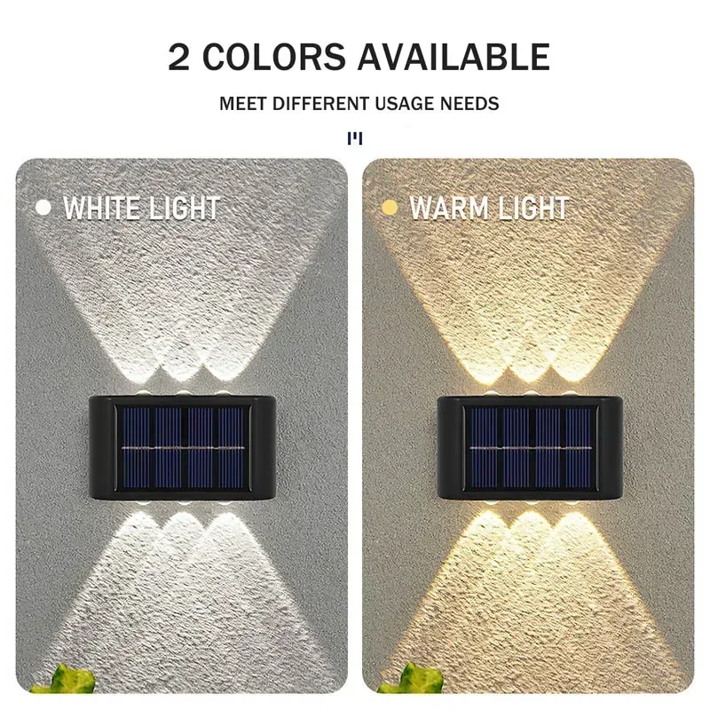 COB ソーラーウォールランプ屋外防水ソーラーライト上下凸レ - Outdoor Lighting Lamp のレビューと価格