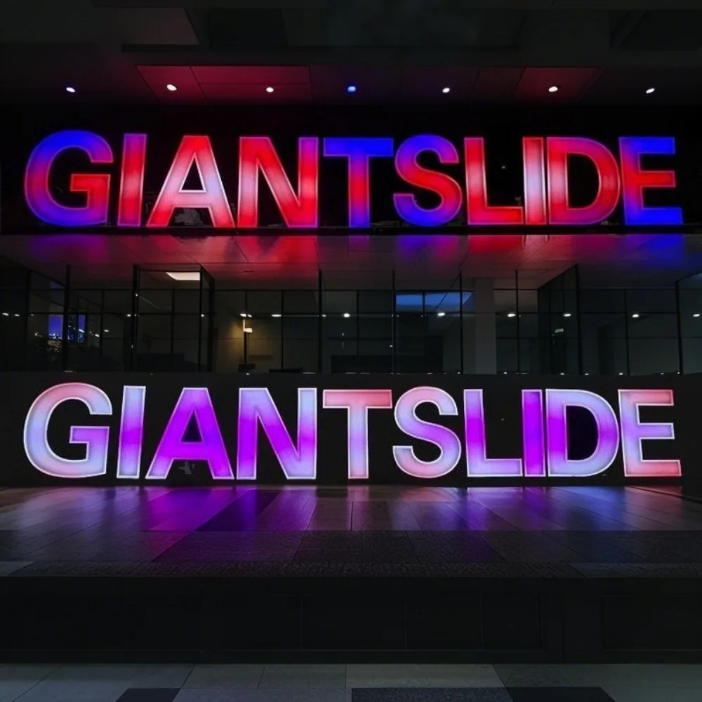 カスタムRGBメタルLEDサイン壁面ロゴ屋外発光文字会社店舗 - Outdoor Lighting For Store のレビューと価格