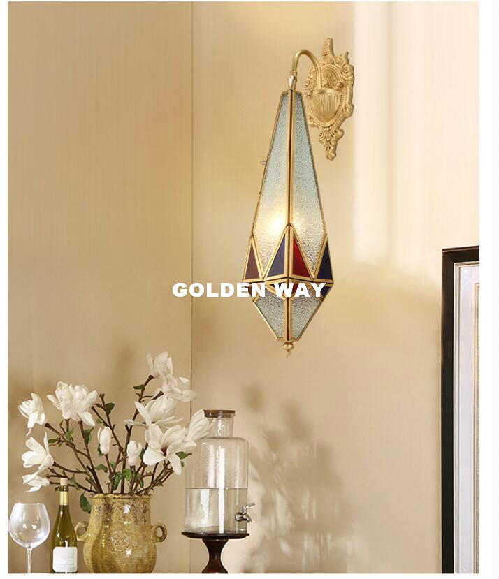 ヨーロッパの真ちゅう製ウォールランプ,屋外と屋内,LEDデザ - Outdoor Lighting Bronze のレビューと価格