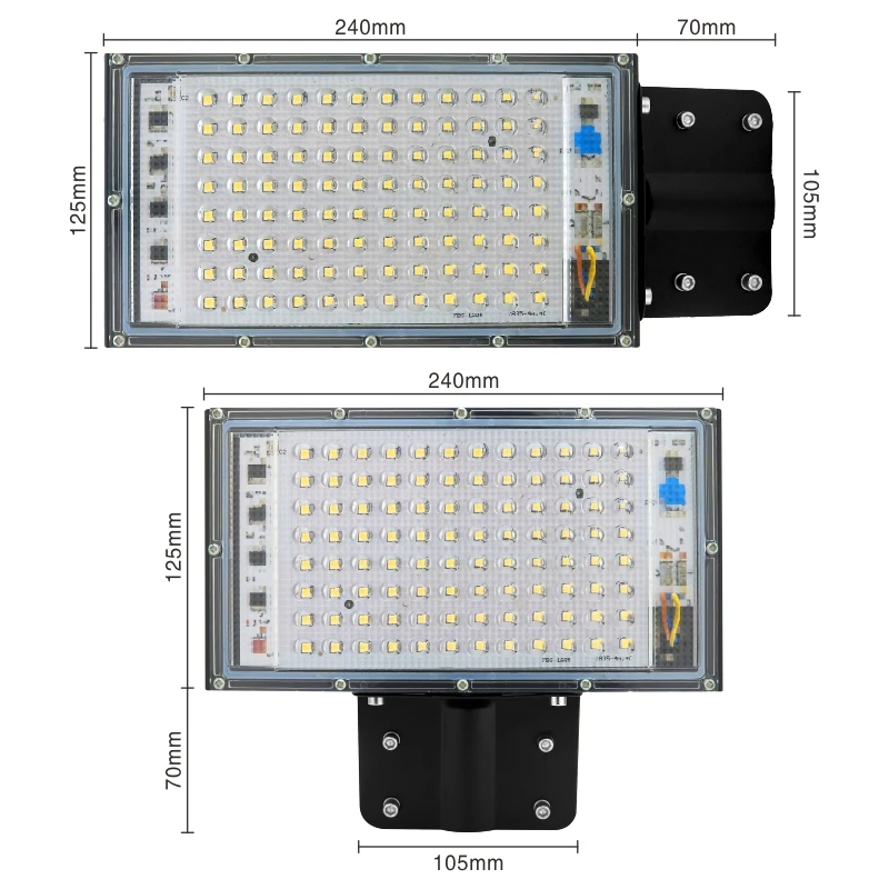 IP65防水LED街路灯,100W,220V-240V,屋外 - Outdoor Lighting Lux のレビューと価格