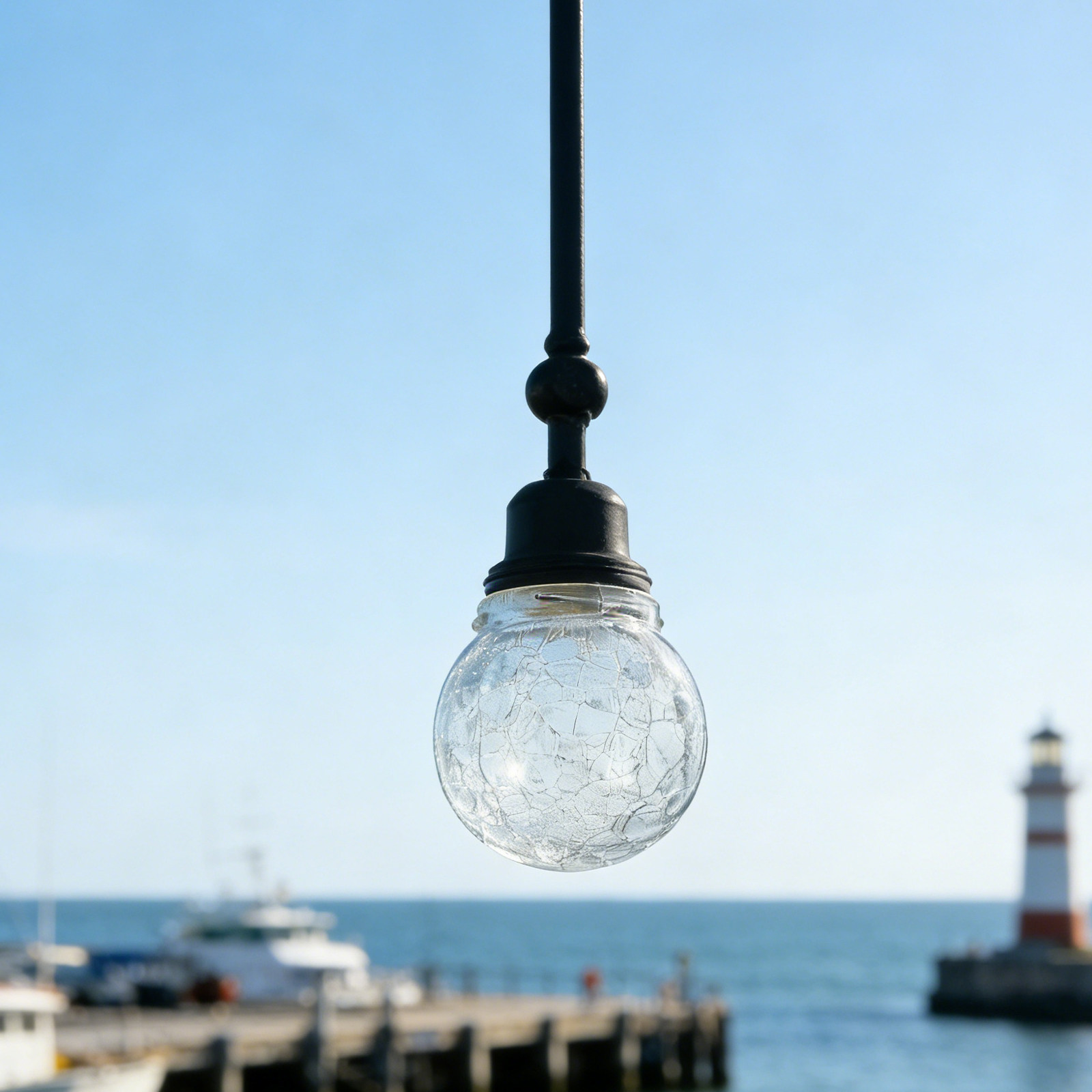 8個入りガラス製グローブランプシェード、クラックル仕上げ、透 - Outdoor Lighting Glass Replacement のレビューと価格