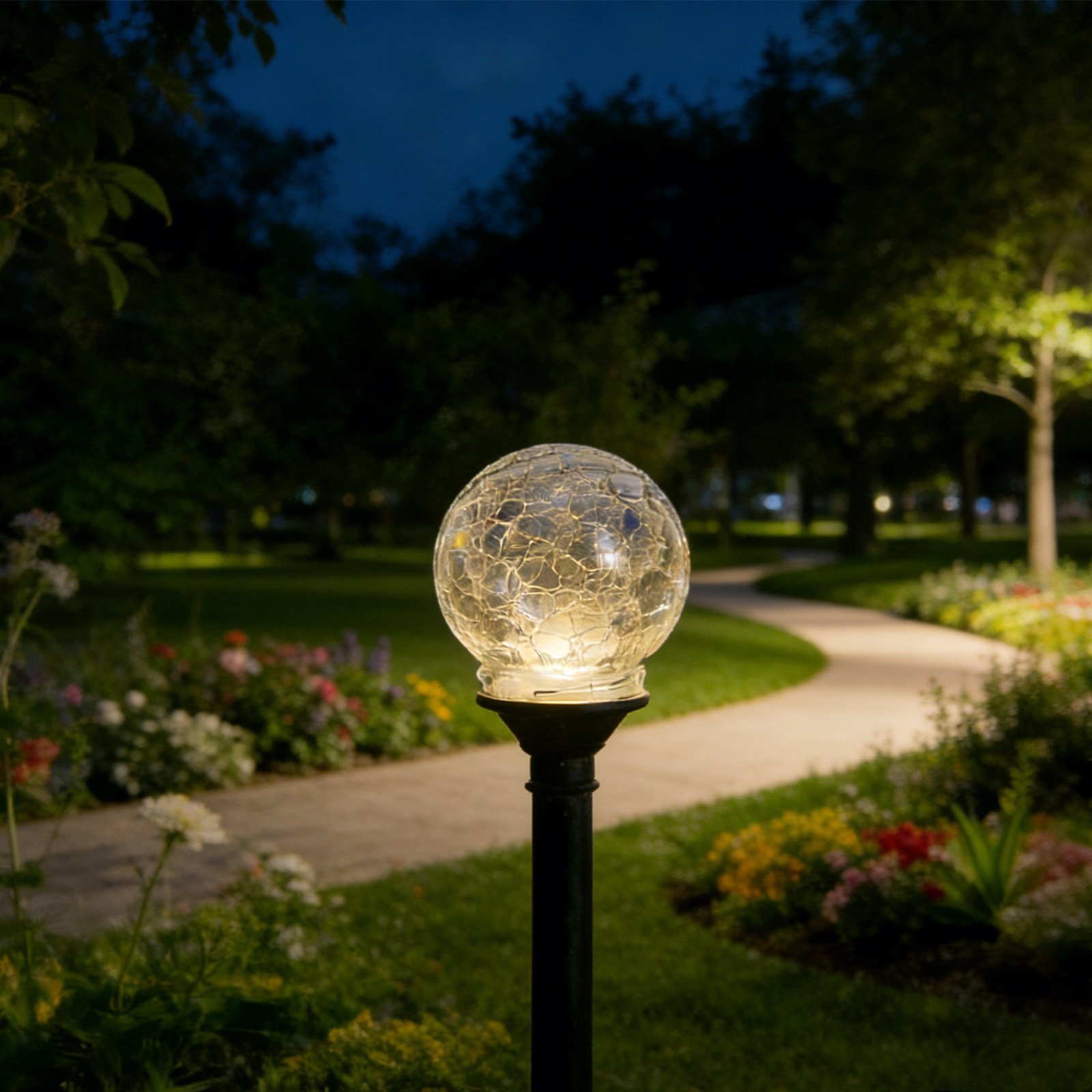 8個入りガラス製グローブランプシェード、クラックル仕上げ、透 - Outdoor Lighting Glass Replacement のレビューと価格