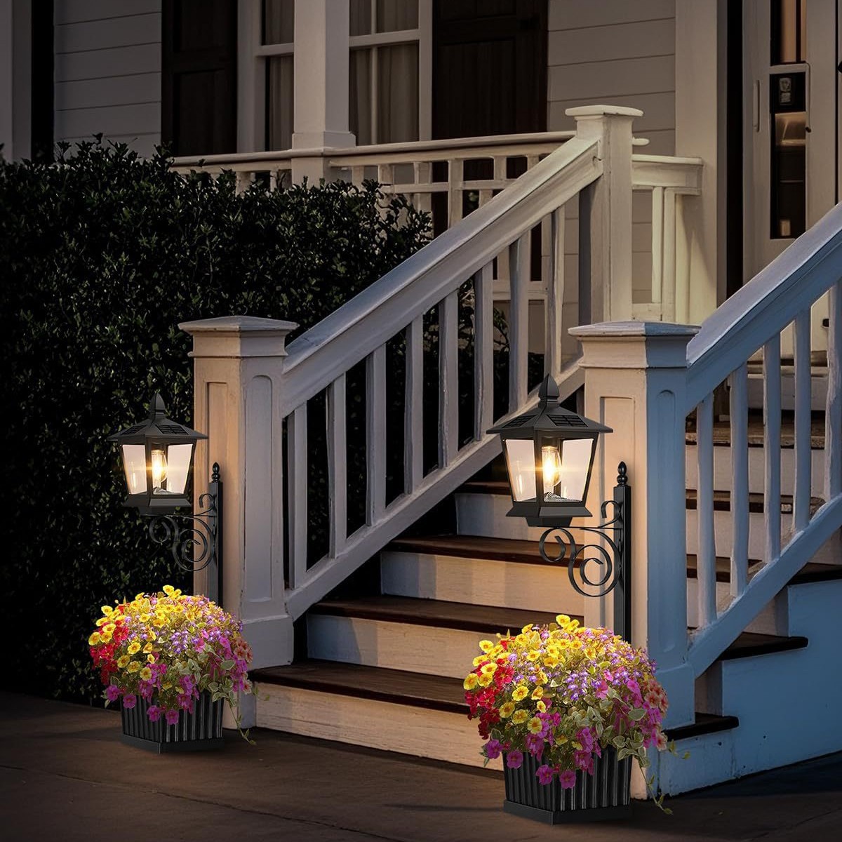 2 in 1 ソーラープランターランプ 防水 暖白色 屋外壁 - Outdoor Lighting Lamp のレビューと価格