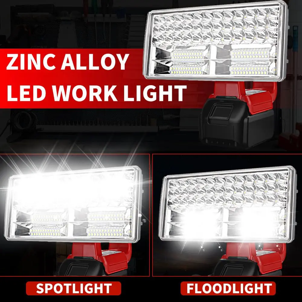 40W コードレストーチ アウトドア キャンプライト LED - Outdoor Lighting Milwaukee のレビューと価格