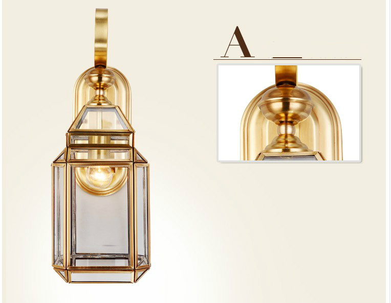 ブロンズ防水ウォールランプ,モダンな壁取り付け用燭台,屋外照 - Outdoor Lighting Bronze のレビューと価格
