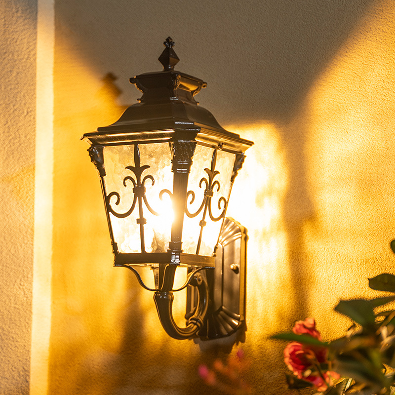 レトロなヴィンテージの壁のライト,ヨーロッパのヴィラ,屋外, - Outdoor Lighting Bronze のレビューと価格