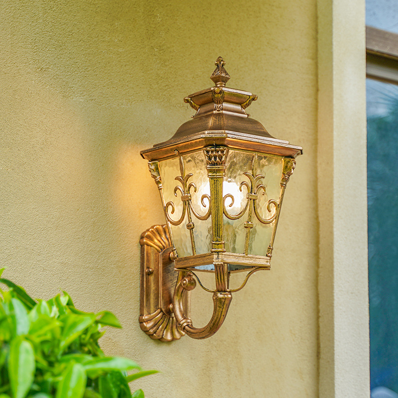 レトロなヴィンテージの壁のライト,ヨーロッパのヴィラ,屋外, - Outdoor Lighting Bronze のレビューと価格