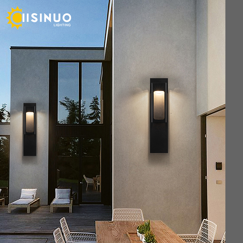 IP67防水LEDウォールライト,モーションセンサー,アルミ - Outdoor Lighting Bronze のレビューと価格