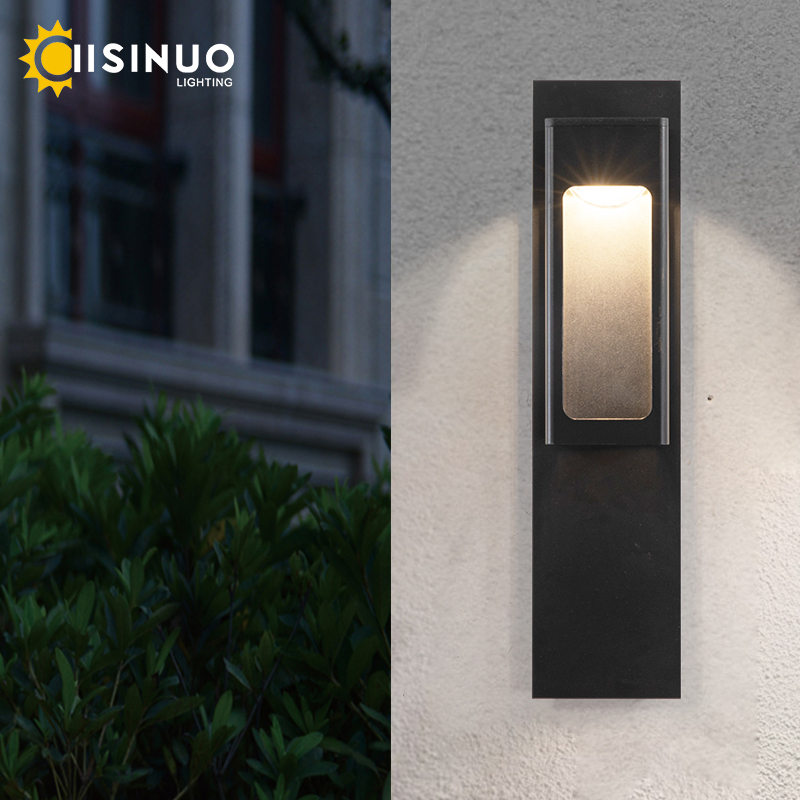 IP67防水LEDウォールライト,モーションセンサー,アルミ - Outdoor Lighting Bronze のレビューと価格