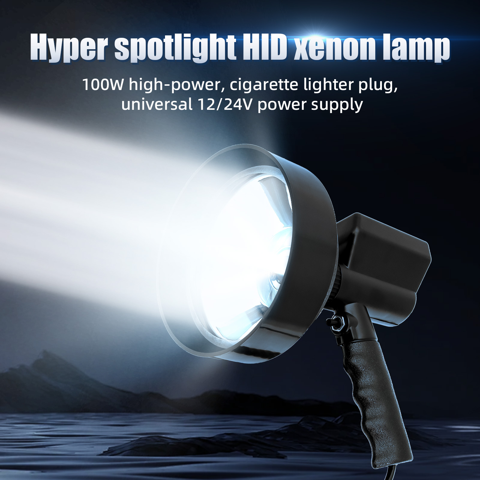 4/5/7/9 インチサーチライト防水狩猟ライト長距離懐中電 - Outdoor Lighting The Range のレビューと価格
