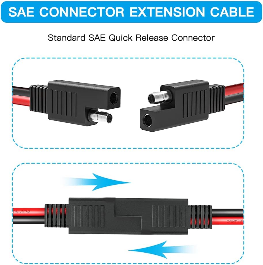 SAE コネクタ延長ケーブル SAE クイック コネクタ デ - Outdoor Lighting Extension Cable のレビューと価格