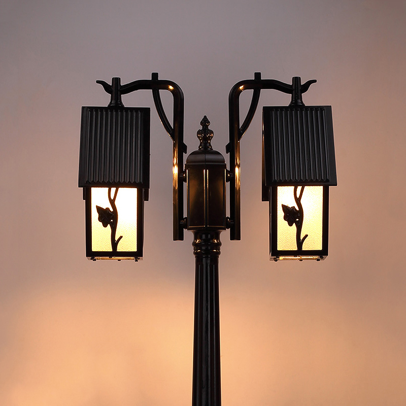 防水屋外景観街路灯,アンティークハイポールランプ,ヨーロッパ - Outdoor Lighting Bronze のレビューと価格
