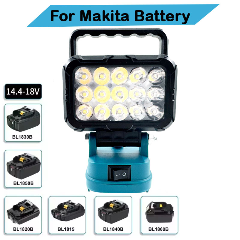 マキタ用3/4インチLED作業灯、18Vリチウムバッテリー、 - Outdoor Lighting Milwaukee のレビューと価格