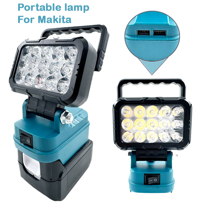 マキタ用3/4インチLED作業灯、18Vリチウムバッテリー、 - Outdoor Lighting Milwaukee のレビューと価格