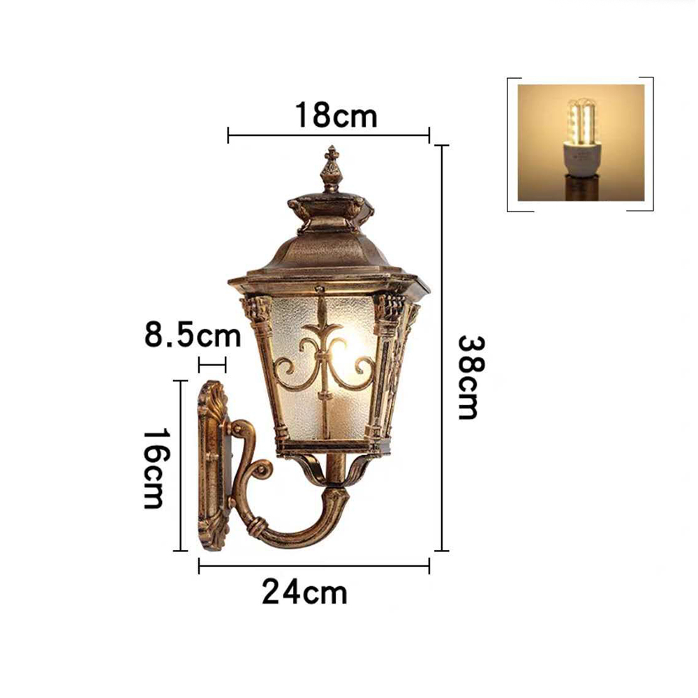 Sandiy-庭,温室,パティオ,屋外用のレトロなヴィンテー - Outdoor Lighting Bronze のレビューと価格