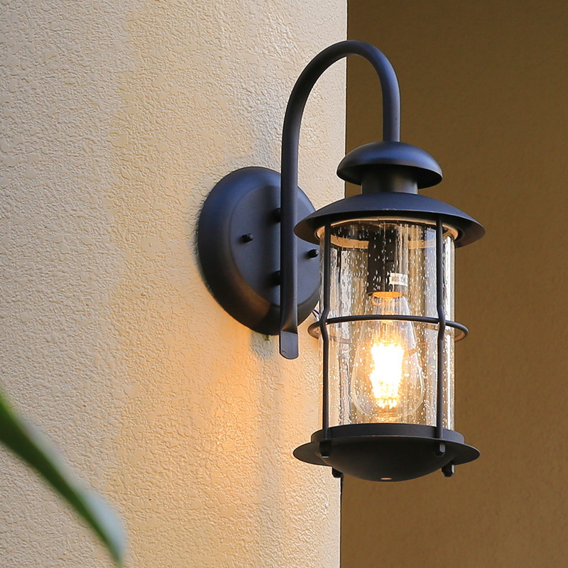 ヴィンテージウォールランプ E27 電球用燭台照明器具ブラッ - Outdoor Lighting Bronze のレビューと価格