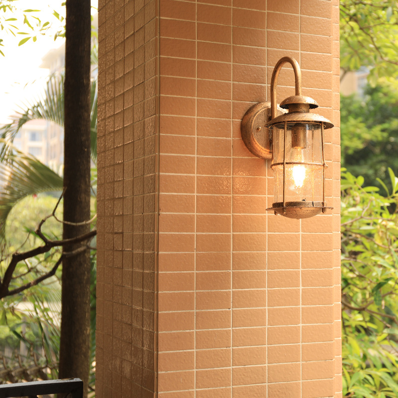ヴィンテージウォールランプ E27 電球用燭台照明器具ブラッ - Outdoor Lighting Bronze のレビューと価格