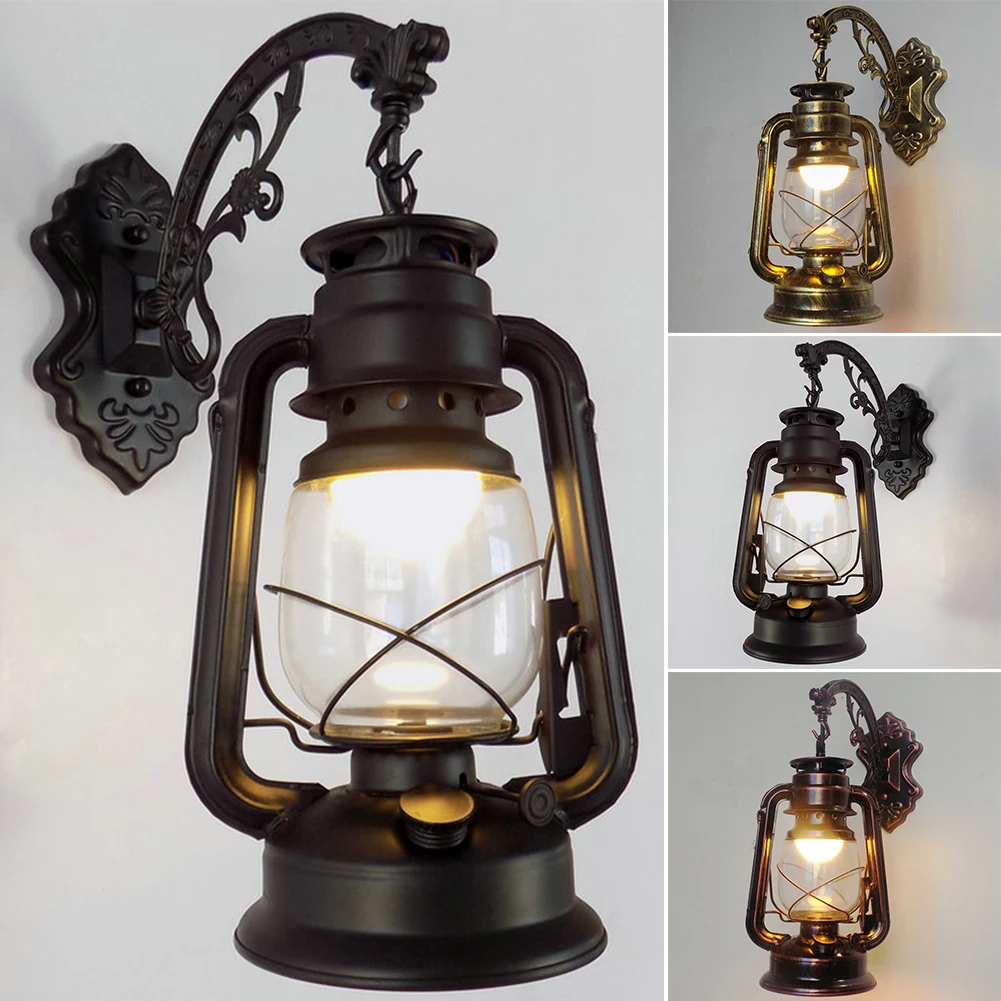 E27 ウォールライト防水防風家の装飾灯油ランプホテル燭台モ - Outdoor Lighting Bronze のレビューと価格