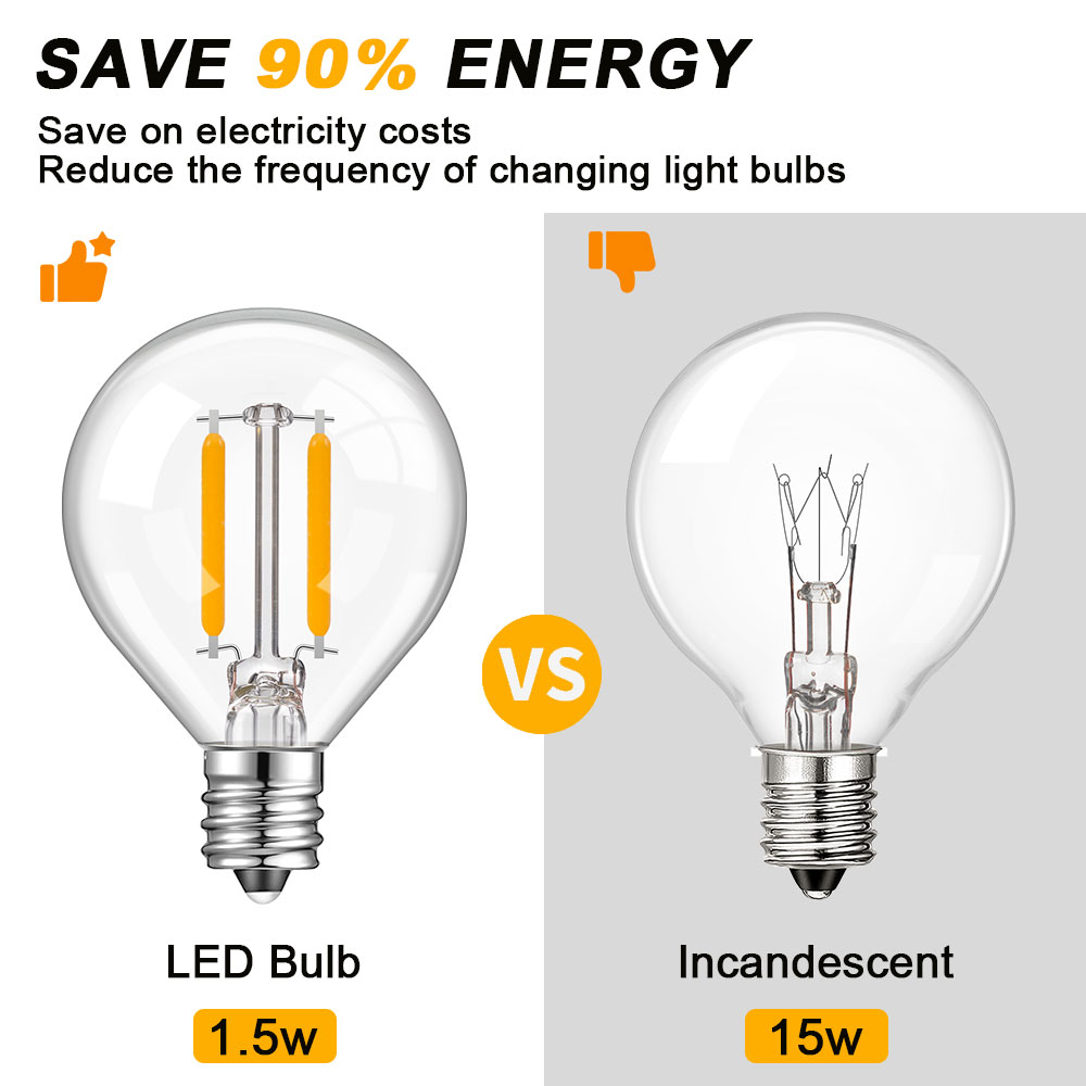 グローブクリアガラス LED 交換用電球 E12 E14 グ - Outdoor Lighting Glass Replacement のレビューと価格