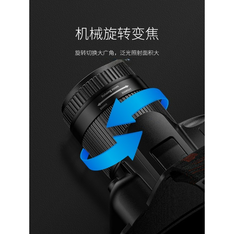 ヘッドライト 強力光 充電式 回転ズーム 長距離撮影 ヘッド - Outdoor Lighting The Range のレビューと価格