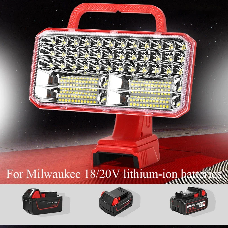 4200 ルーメン LED ワークライト マキタ/デウォルト - Outdoor Lighting Milwaukee のレビューと価格