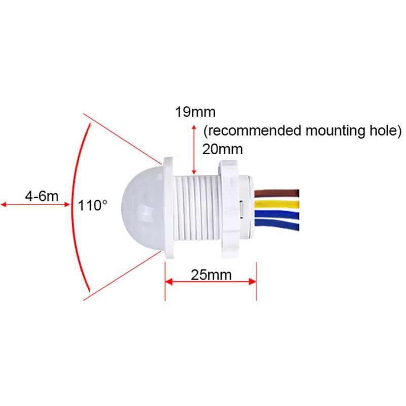 PIR モーションセンサー検出器スマートスイッチ家庭用屋内屋 - Outdoor Lighting Switch のレビューと価格