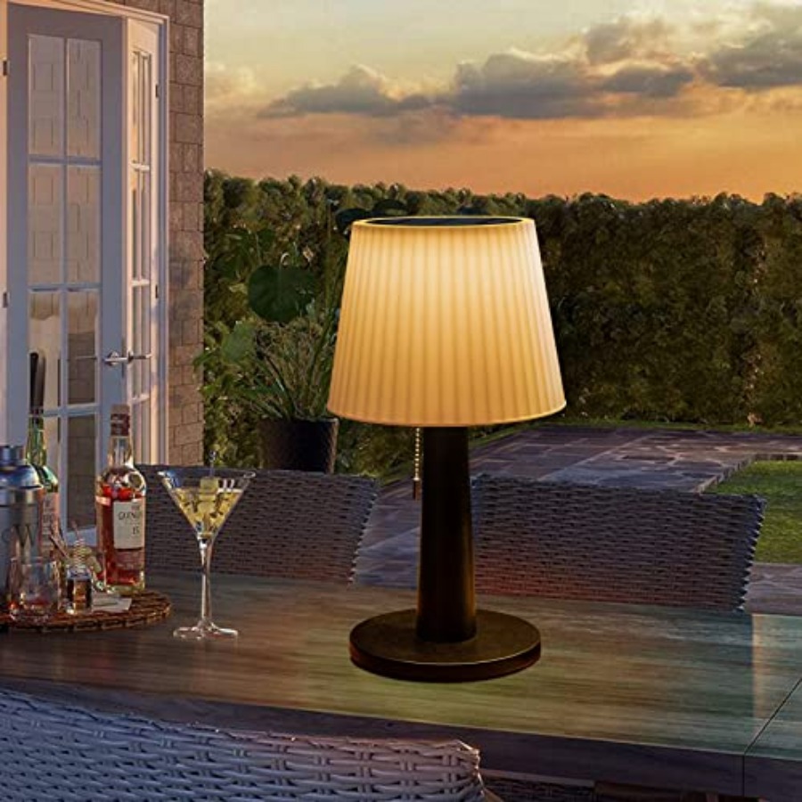ソーラーテーブルランプ 屋外/屋内用 - 母の日ギフト 3つ - Outdoor Lighting Lamp のレビューと価格