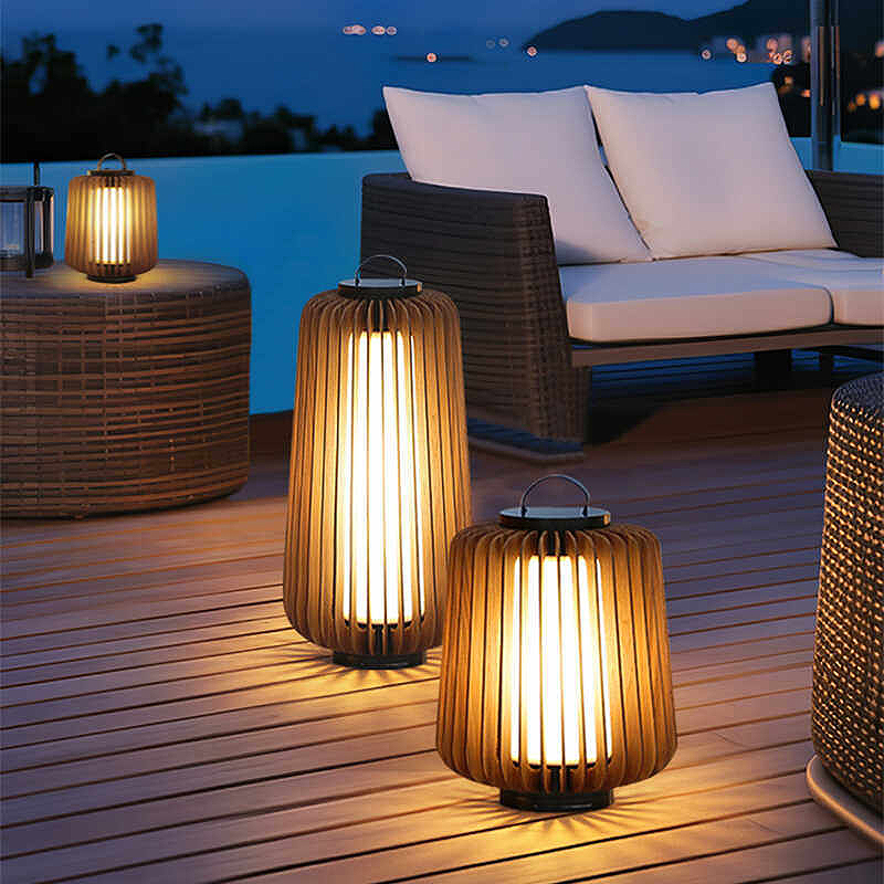 発光フロアランプ中庭ソーラーLED屋外照明非ソーラーランプ屋 - Outdoor Lighting Lamp のレビューと価格