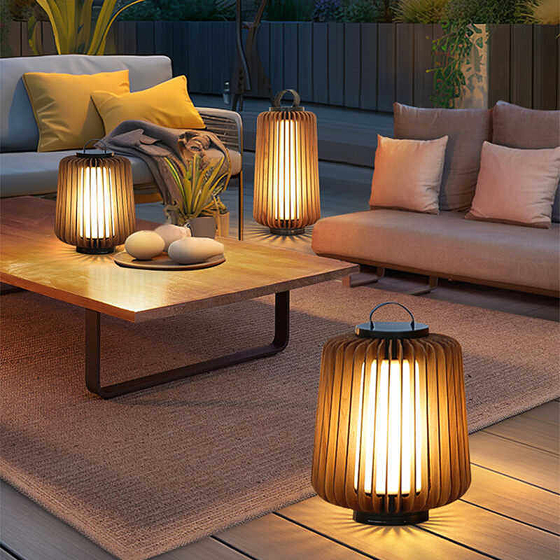 発光フロアランプ中庭ソーラーLED屋外照明非ソーラーランプ屋 - Outdoor Lighting Lamp のレビューと価格