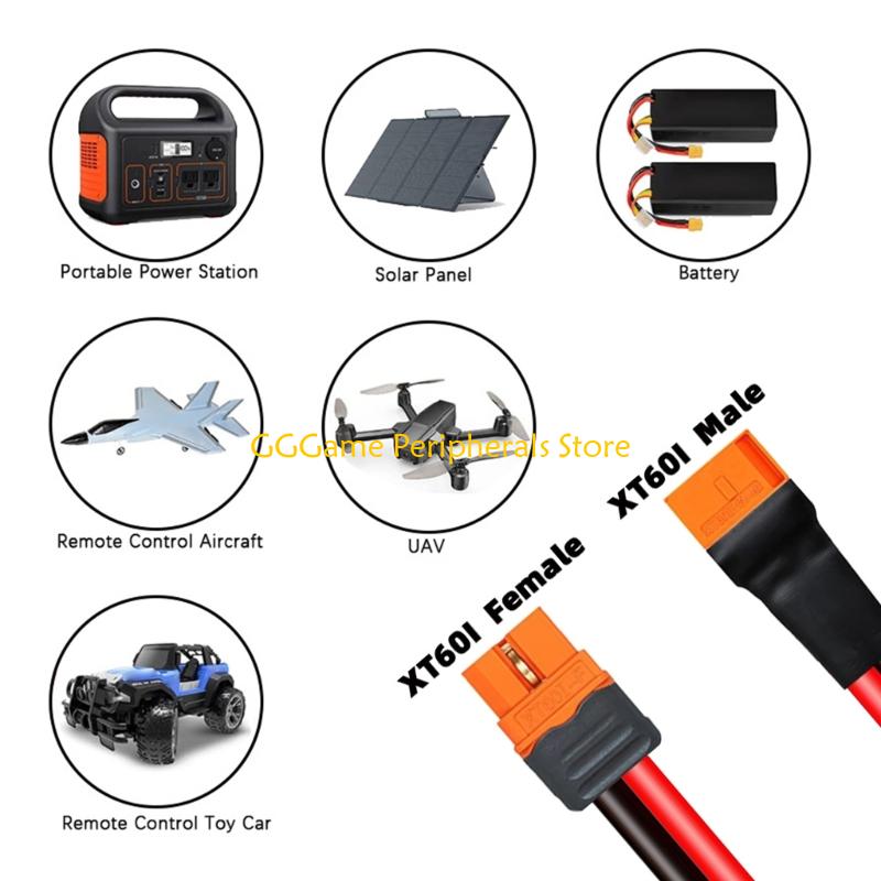 U55BポータブルXT60Iバッテリー充電ケーブルXT60I - Outdoor Lighting Extension Cable のレビューと価格