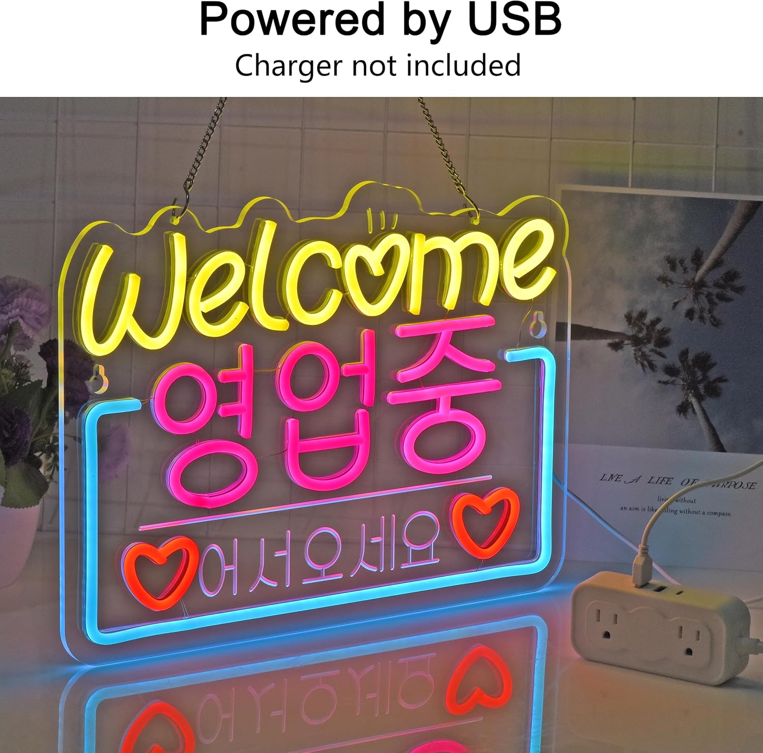 韓国ウェルカムセールネオンサインネオンライトレストランストア - Outdoor Lighting For Store のレビューと価格